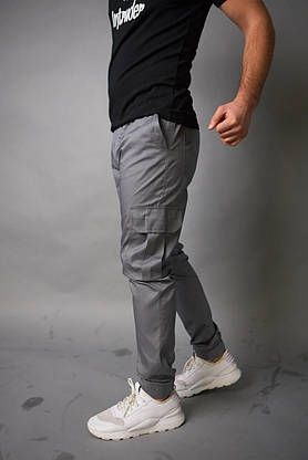 Котонові штани "Baza" Intruder сірі, фото 2