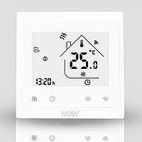 Zigbee 3.0 регулятор для бойлера/котла Moes White (BHT-002-GСLZBW)