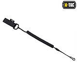 Шнур страхувальний спіральний M-Tac з D-кільцем Black 51435002, фото 2