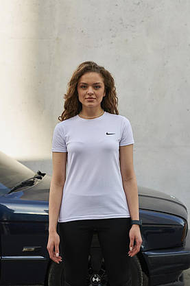 Жіноча футболка Nike біла, фото 2