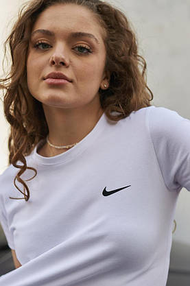 Жіноча футболка Nike біла, фото 2