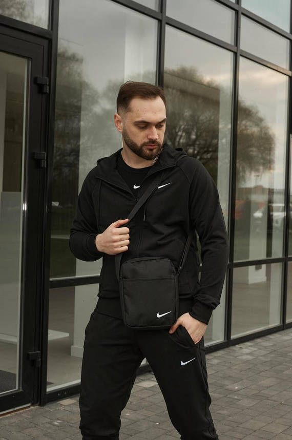 Костюм Nike чорний + барсетка у подарунок, фото 2