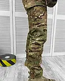 Форма військова польова Камуфляж мультикам ЗСУ розмір 46 (20503) Військовий камуфляжний костюм кітель + штани, фото 2
