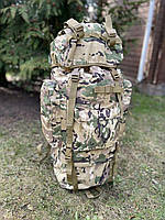Рюкзак мультикам тактический COMBAT 85 литров Баул военный камуфляж полевой