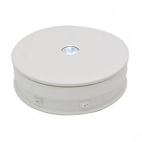 Предметний стіл поворотний з підсвіткою 20 см білий 20 кг Puluz EDA001759102B