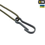 Шнур страхувальний спіральний M-Tac з D-кільцем Olive 51435001, фото 3