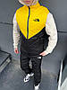 Комплект TNF 'Clip' жилетка жовто-чорна/штани president + барсетка в подарунок, фото 4