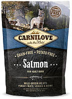 Беззерновой корм для собак всех пород с лососем Carnilove Salmon Adult 1,5 кг
