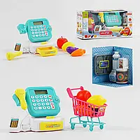 Дитячий іграшковий касовий апарат із калькулятором і сканером Metr+ 6300