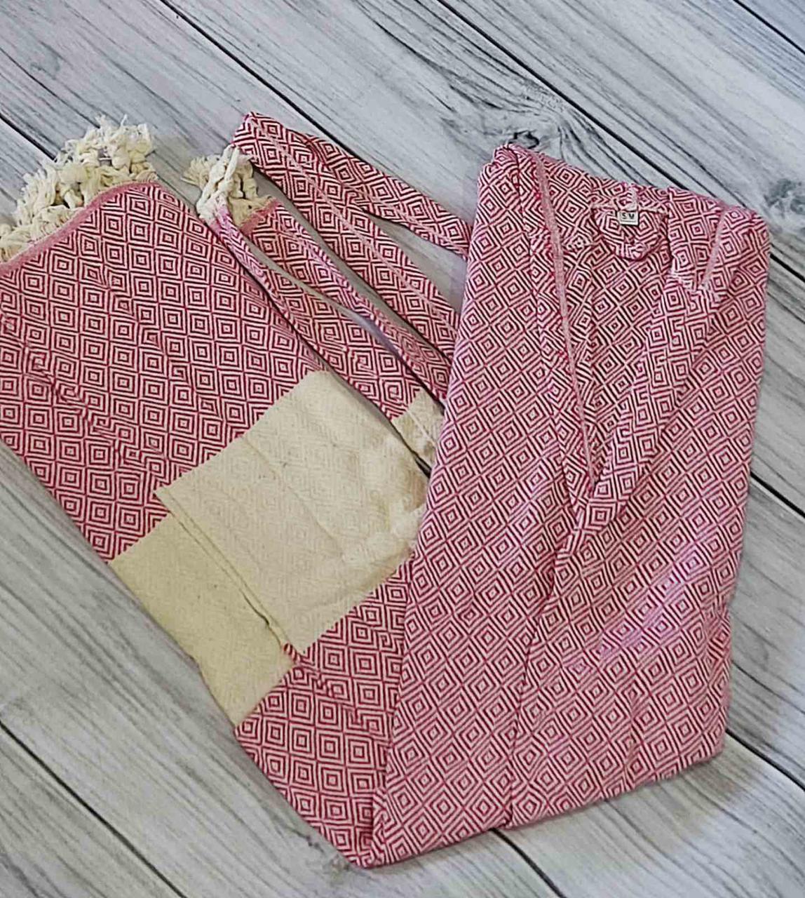 Халат жіночий літній льняний натуральний Туреччина 01, фото 1