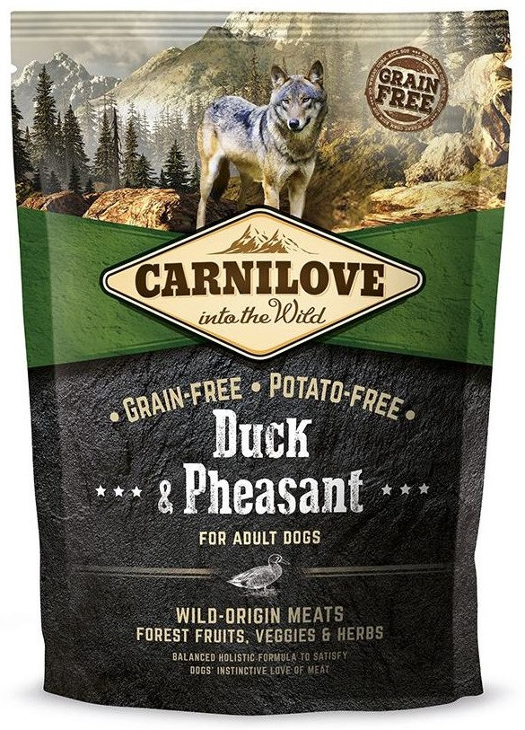 Сухий корм для собак усіх порід з качкою та фазаном Carnilove Duck & Pheasant 1,5 кг, фото 1