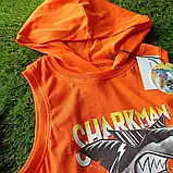 Бавовняна майка з капюшоном Розмір 8-9 років 134 см, фото 2