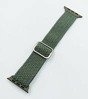 Ремешок нейлоновый Hoco iWatch alpine loop для смарт часов Apple Watch 42, 44, 45 49, mm Зелёный