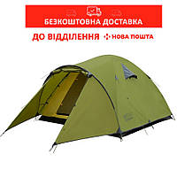 Палатка Tramp Lite Camp 4 местная Оливковая UTLT-022-olive