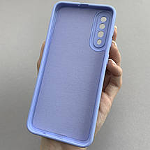 Чохол для Samsung Galaxy А50s силіконовий кейс із захистом камери на телефон самсунг а50с блакитний l8o, фото 2