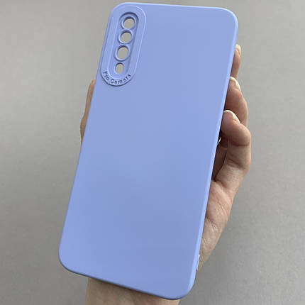 Чохол для Samsung Galaxy А50s силіконовий кейс із захистом камери на телефон самсунг а50с блакитний l8o, фото 1