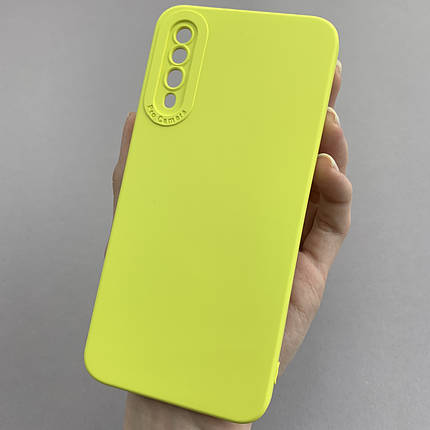 Чохол для Samsung Galaxy А50s силіконовий кейс із захистом камери на телефон самсунг а50с жовтий l8o, фото 1