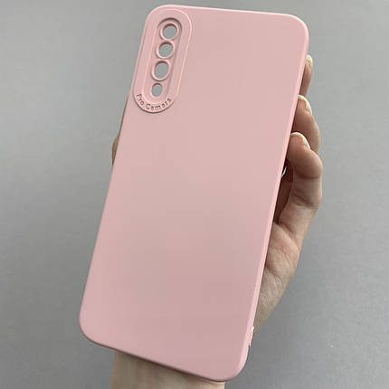 Чохол для Samsung Galaxy А50s силіконовий кейс із захистом камери на телефон самсунг а50с рожевий l8o, фото 1