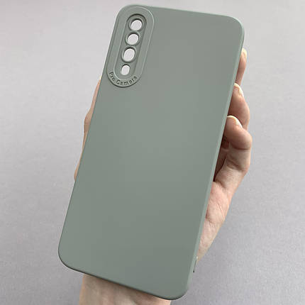 Чохол для Samsung Galaxy А50s силіконовий кейс із захистом камери на телефон самсунг а50с сірий l8o, фото 1
