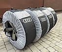 Комплект чохлів для коліс Audi (4 шт.), 14-18 дюймів, оригінал (4F0071156), фото 4