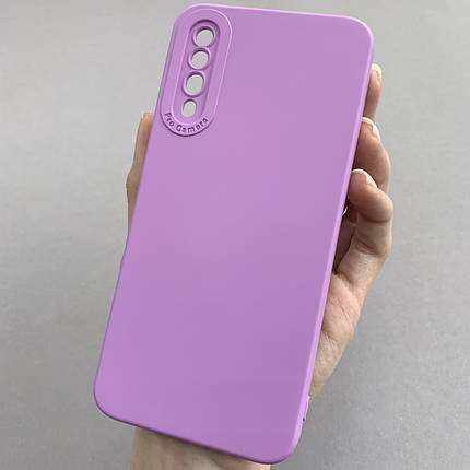 Чохол для Samsung Galaxy А50s силіконовий кейс із захистом камери на телефон самсунг а50с бузковий l8o, фото 1