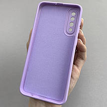 Чохол для Samsung Galaxy А50s силіконовий кейс із захистом камери на телефон самсунг а50с бузковий світлий l8o, фото 2