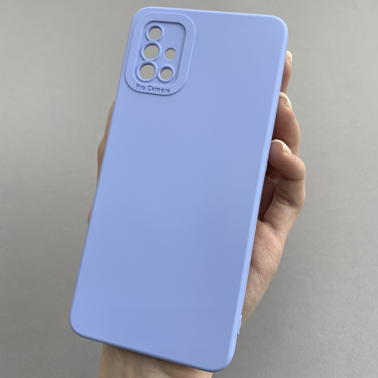 Чохол для Samsung Galaxy A51 силіконовий кейс із захистом камери на телефон самсунг а51 блакитний l8o