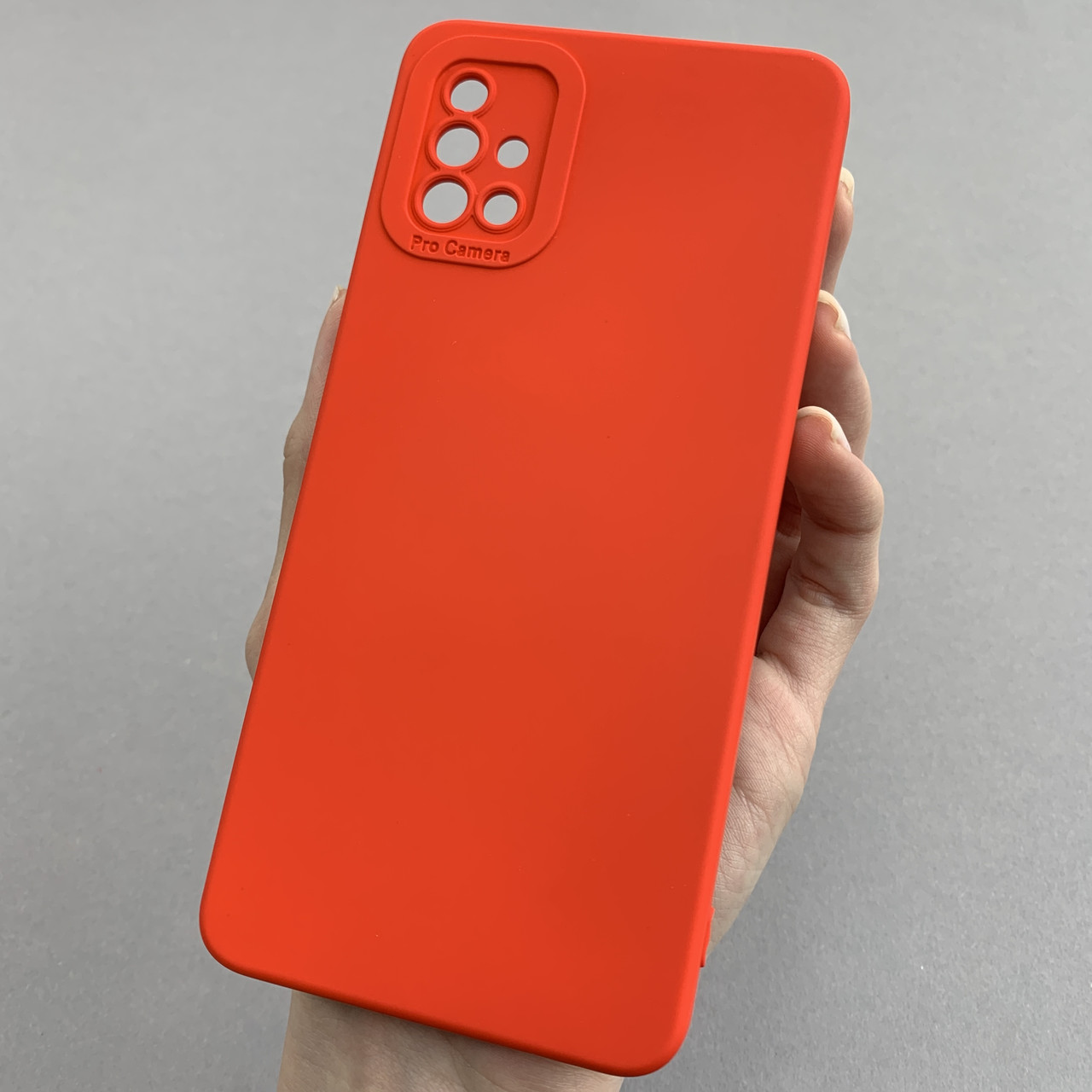 Чохол для Samsung Galaxy A51 силіконовий кейс із захистом камери на телефон самсунг а51 червоний l8o
