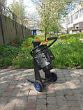 Щепоріз електричний садовий пересувний 2,2 Ват, фото 3