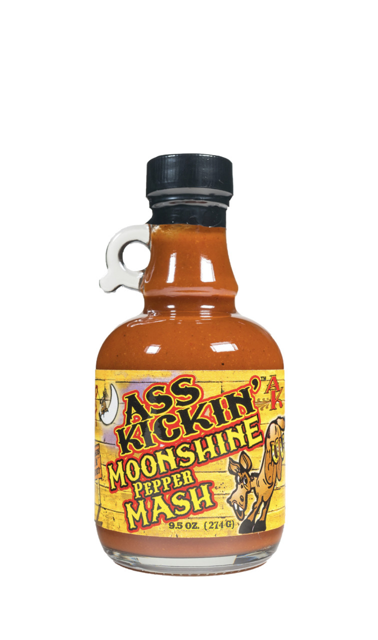 Гострий соус (пюре) Ass Kickin' Moonshine Pepper Mash, 274 мг.