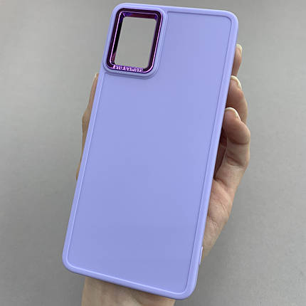 Чохол для Samsung Galaxy А51 матовий чохол з окантовкою на телефон самсунг а51 бузковий o9l, фото 1