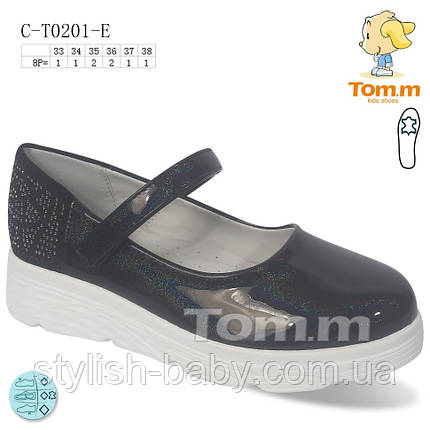 Дитяче взуття гуртом в Одесі. Дитячі туфлі 2023 бренда Tom.m для дівчаток (рр. с 33 по 38), фото 1