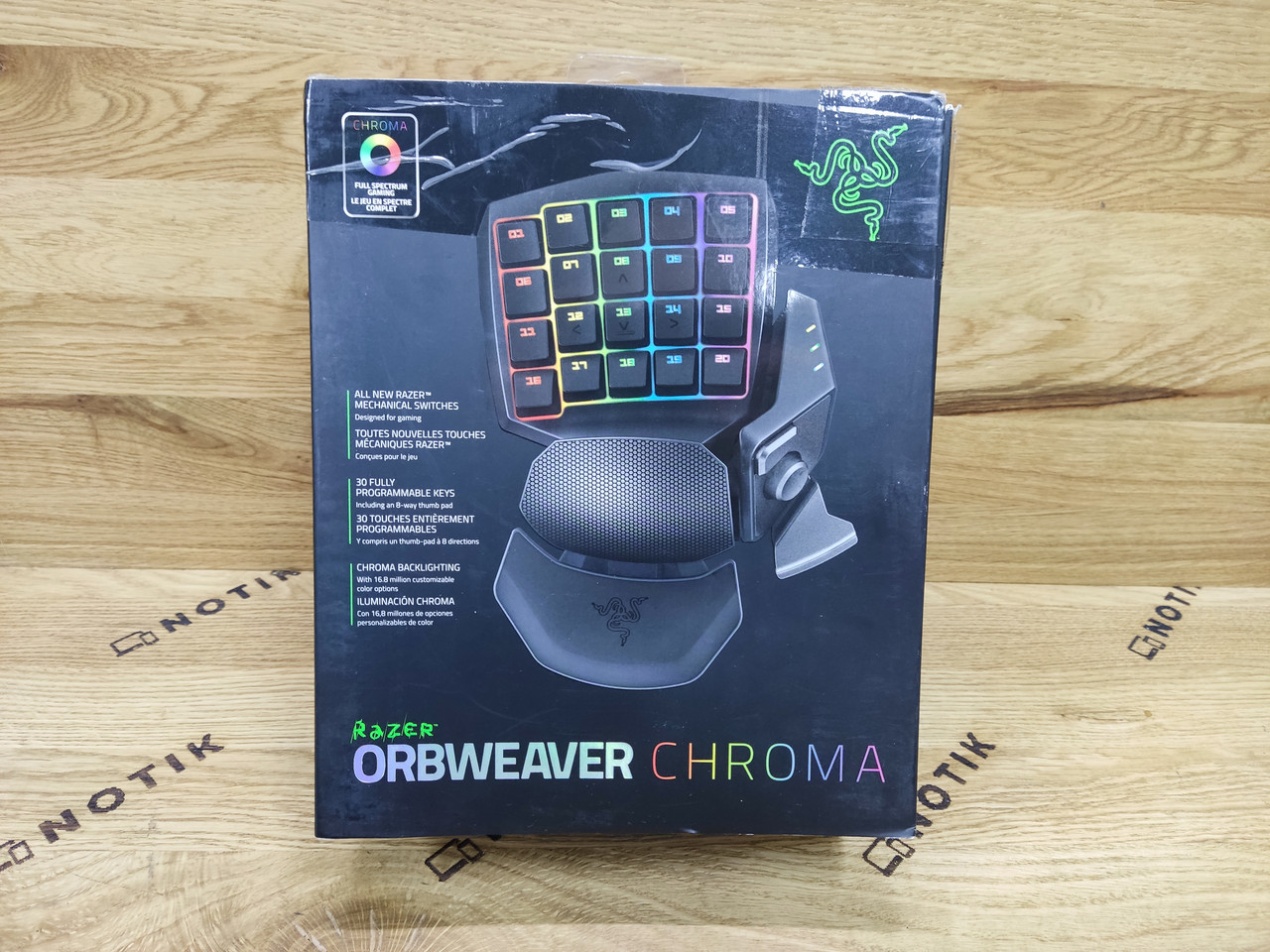 Клавіатура дротова Razer Orbweaver Elite Chroma USB (RZ07-0144)
