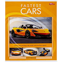 Зошит 48 аркушів клітинка "МРІЇ"/ Fastest Cars, фото 3
