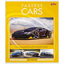 Зошит 48 аркушів клітинка "МРІЇ"/ Fastest Cars, фото 2