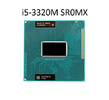 Процесор для ноутбука G3 Intel Core i5-3320M 2x2,6Ghz (Turbo Boost 3,3Ghz) 3Mb Cache 5000Mhz Bus (SR0MX) б/в