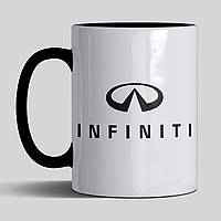 Чашка 330 мл с маркой авто Infiniti / Инфинити. Лучший подарок мужчине