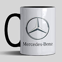 Чашка 330 мл с маркой авто Mercedes / Мерседес. Лучший подарок мужчине