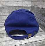 Кепка з тризубом недорого, синя. Бюджетна модель хорошої якості, фото 5