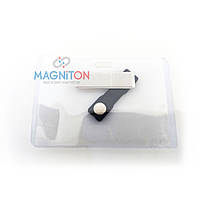 Бейджик прозрачный визитка на магнитном креплении
