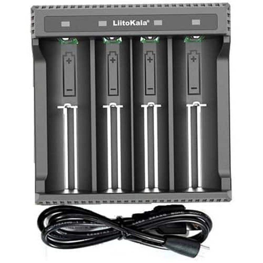 Зарядний пристрій LiitoKala Lii-L4, 4x-10440/14500/16340/18350/18650/22650, 5V
