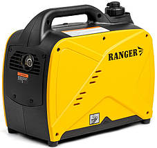 Інверторний генератор RANGER Kraft Pro 1200 (RA7752) 1,1 кВт, 13,5 кг. Жовтий, фото 2