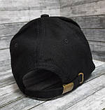 Чорна кепка з червоним тризубом, недорого. Бюджетна модель хорошої якості, фото 9