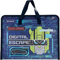Папка-портфель на молнии Kite Transformers, 1 отделение, A4