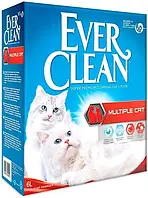 Наполнитель для кошачьего туалета Ever Clean Multiple Cat Мультикет максимальный контроль над запахом 6 л