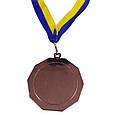 Медаль спорт Д-83 Ø70мм бронза / 3 місце, фото 2