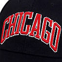 Кепка Бейсболка Chicago (Чикаго) з вигнутим козирком, Унісекс WUKE One size, фото 3