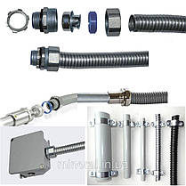 Металорукав d34 в гладкій ПВХ ізоляції, IP68, (бух 25м), Не підтримує горіння, E.NEXT, (s049005), фото 5