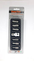 Набір біт  7пр. TORX KingRoy 31563 T25-T55 1/2" загартовані