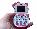 Дитячий мінімобільний Телефон HELLO KITTY (РОЗОВИЙ), фото 8